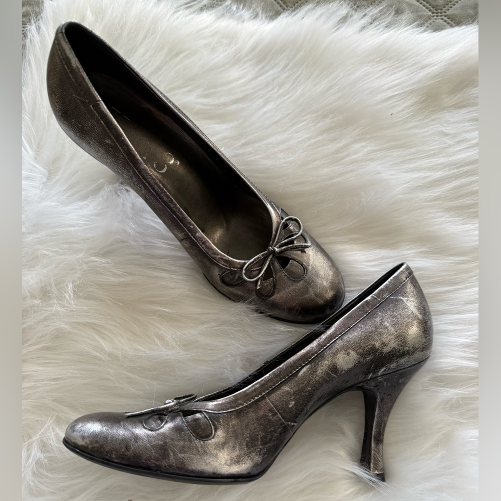 Elegant Metallic Heels